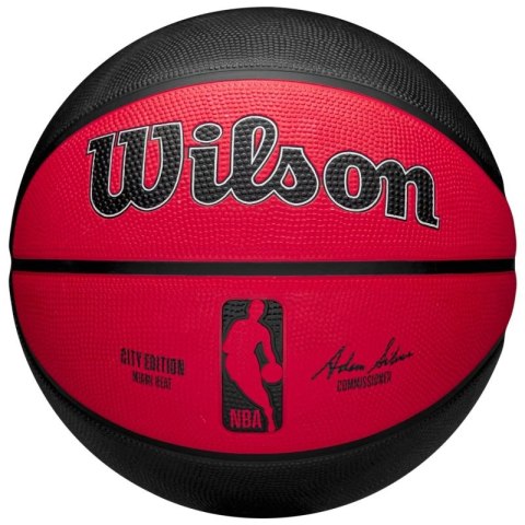 Piłka do koszykówki Wilson NBA Team City Edition Miami Heat WZ4024216XB Piłka do koszykówki Wilson NBA Team City Edition Miami Heat WZ4024216XB