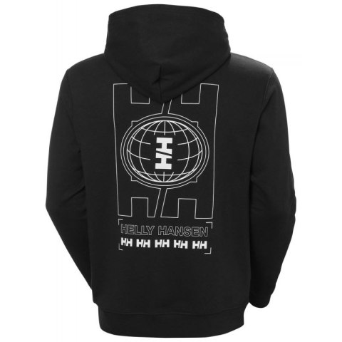 Bluza Helly Hansen z kapturem Core Graphic Sweat Hoodie M 53924 993