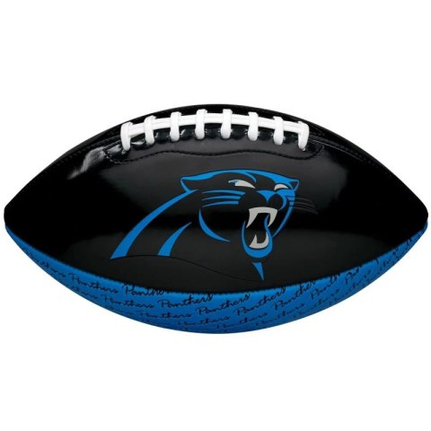 Piłka Wilson NFL Team Peewee Carolina Panthers Mini Ball Jr WTF1523XBCA Piłka Wilson NFL Team Peewee Carolina Panthers Mini Ball Jr WTF1523XBCA