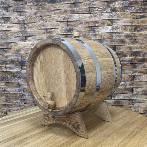 Beczka drewniana dębowa 10l wypalana na bimber, whisky lub wino + grawer Beczka drewniana dębowa 10l wypalana na bimber, whisky lub wino + grawer