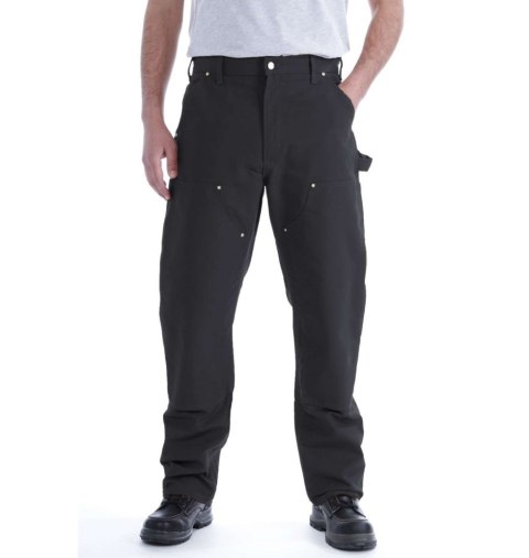 Spodnie Carhartt Firm Duck Double Front Work Black Spodnie Carhartt Firm Duck Double Front Work Black