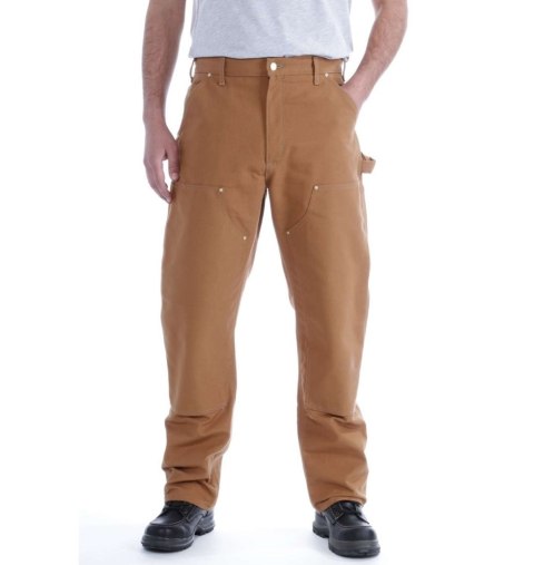 Spodnie Carhartt Firm Duck Double Front Work Brown Spodnie Carhartt Firm Duck Double Front Work Brown