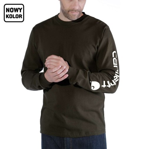 Koszulka Carhartt Logo Long Sleeve Peat Koszulka Carhartt Logo Long Sleeve Peat