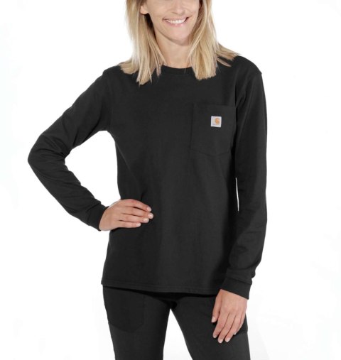 Koszulka Carhartt WK126 Workwear Pocket L/S Black Koszulka Carhartt WK126 Workwear Pocket L/S Black