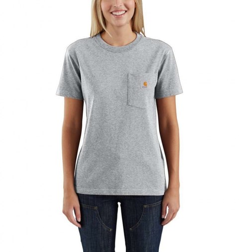 Koszulka Carhartt WK87 Workwear Pocket S/S Grey Koszulka Carhartt WK87 Workwear Pocket S/S Grey