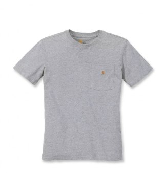 Koszulka Carhartt WK87 Workwear Pocket S/S Grey
