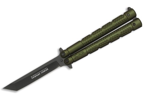 Nóż motylek K25 36249 Balisong Green