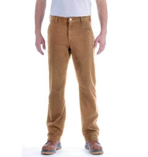 Spodnie Carhartt Straight Fit Stretch Duck Brown Spodnie Carhartt Straight Fit Stretch Duck Brown