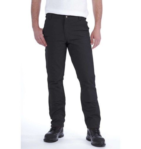 Spodnie Carhartt Stretch Duck Double Front Black Spodnie Carhartt Stretch Duck Double Front Black