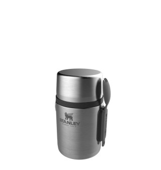 Termos obiadowy ze sztućcami ADVENTURE - STAINLESS