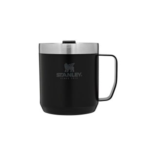 Kubek kempingowy z pokrywką - MATTE BLACK 0,35L /