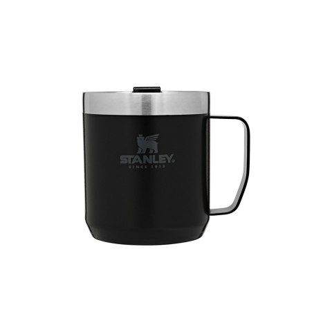 Kubek kempingowy z pokrywką - MATTE BLACK 0,35L / Kubek kempingowy z pokrywką - MATTE BLACK 0,35L /