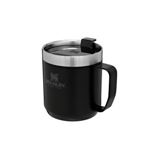 Kubek kempingowy z pokrywką - MATTE BLACK 0,35L /
