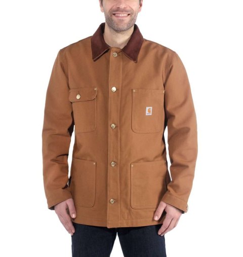 Kurtka Carhartt Firm Duck Chore Coat Brown Kurtka Carhartt Firm Duck Chore Coat Brown