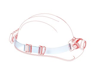 Opaska transparentna na głowę Ledlenser Typ A