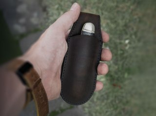 Etui magnetyczne Boker Solingen, brązowe, małe