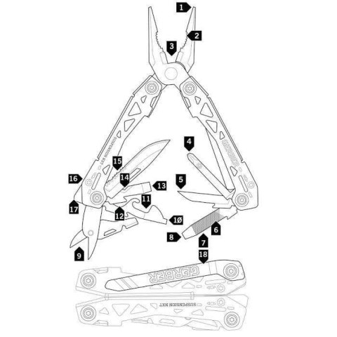 GERBER Multitool Suspension NXT Multi-Tool GERBER Multitool Suspension NXT Multi-Tool