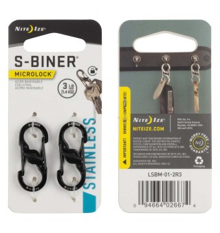 Karabinek Nite Ize S-Biner MicroLock 2Pack