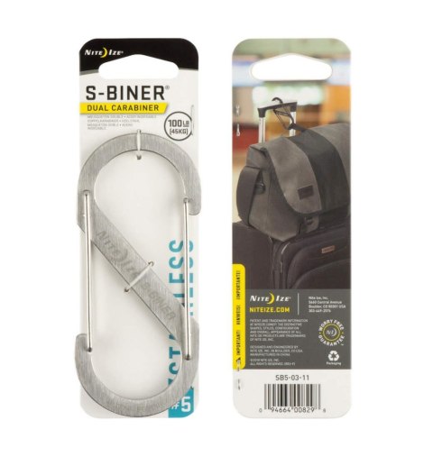 Karabinek Nite Ize S-Biner S. Steel Dual Carab. 5