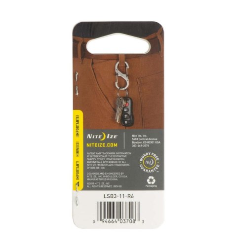 Karabinek Nite Ize S-Biner Slidelock #3 Stainless Karabinek Nite Ize S-Biner Slidelock #3 Stainless