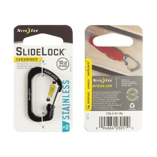 Karabinek Nite Ize Slidelock Carabiner #2 Czarny