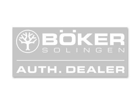 Naklejka Boker na szybę - Authorized Dealer Naklejka Boker na szybę - Authorized Dealer