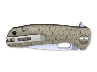 Nóż Honey Badger Flipper Medium Tan