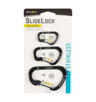 Zestaw Karabinków Nite Ize Slidelock Carabiner Set