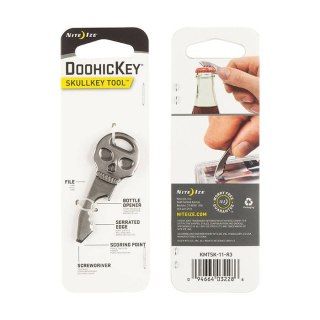 Brelok Nite Ize DoohicKey SkullKey Tool - Stalowy