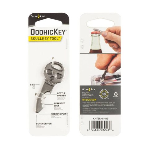 Brelok Nite Ize DoohicKey SkullKey Tool - Stalowy Brelok Nite Ize DoohicKey SkullKey Tool - Stalowy