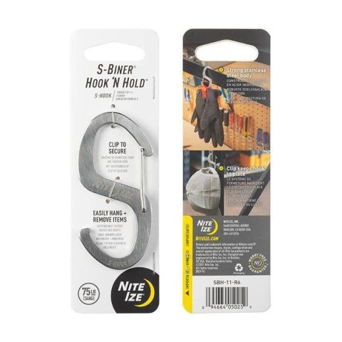 Hak z karabinkiem Nite Ize S-Biner Hook 'N Hold Hak z karabinkiem Nite Ize S-Biner Hook 'N Hold