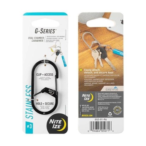 Karabinek Nite Ize G-Series Dual Chamber Carab. #3 Karabinek Nite Ize G-Series Dual Chamber Carab. #3
