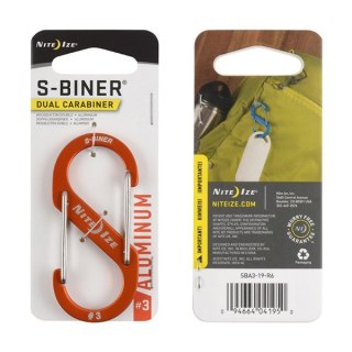 Karabinek Nite Ize S-Biner Aluminium #3 Pomarańcz