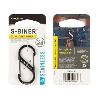 Karabinek Nite Ize S-Biner Dual Carab. #2 BLACK