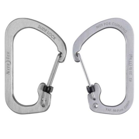 Karabinek Nite Ize Slidelock Carabiner 3 Stainless Karabinek Nite Ize Slidelock Carabiner 3 Stainless