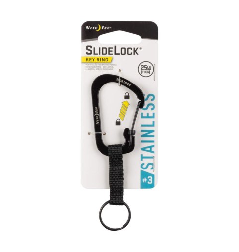 Karabinek do kluczy Nite Ize Slidelock Key Ring 3 Karabinek do kluczy Nite Ize Slidelock Key Ring 3
