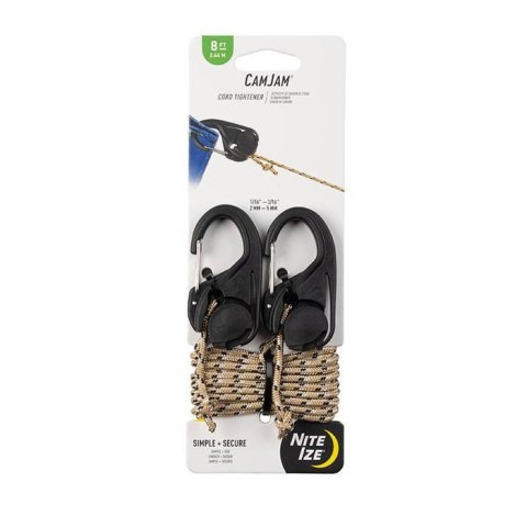 Klamra biwakowa Nite Ize CamJam CT 2,4m 2PK Klamra biwakowa Nite Ize CamJam CT 2,4m 2PK