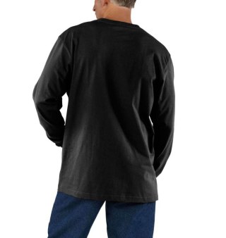 Koszulka Carhartt Heavyweight pocket L/S Black