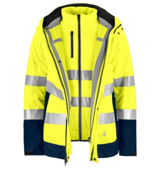 Kurtka Odblaskowa ProJob 6446 3in1 Yellow/Navy