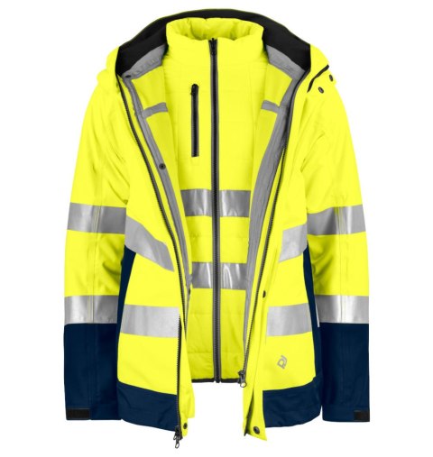 Kurtka Odblaskowa ProJob 6446 3in1 Yellow/Navy