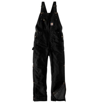 Ocieplane Ogrodniczki Carhartt Firm Duck Black