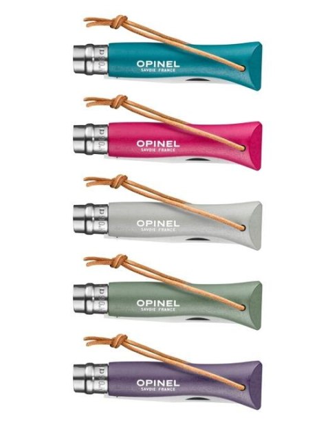 Opinel Nóż Colorama 06 Turquoise rzemień Opinel Nóż Colorama 06 Turquoise rzemień