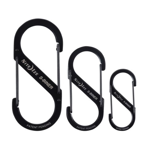 Zestaw Karabinków Nite Ize S-Biner Dual 2,3,4 BLK Zestaw Karabinków Nite Ize S-Biner Dual 2,3,4 BLK