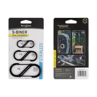 Zestaw Karabinków Nite Ize S-Biner Dual 2,3,4 BLK