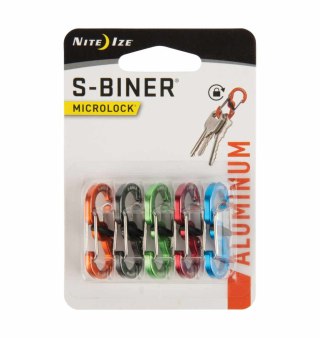 Zestaw Karabinków Nite Ize S-Biner MicroLock Alum
