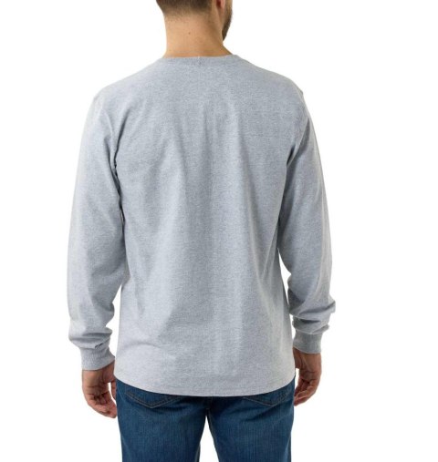 Koszulka Carhartt Heavyweight Script Heather Grey Koszulka Carhartt Heavyweight Script Heather Grey