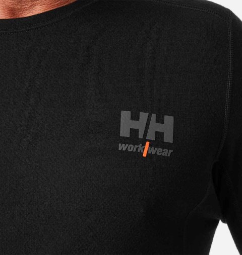 Koszulka termo Helly Hansen Lifa Merino Black