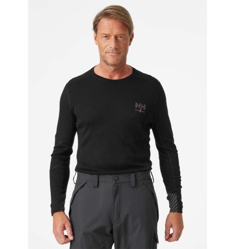 Koszulka termo Helly Hansen Lifa Merino Black Koszulka termo Helly Hansen Lifa Merino Black