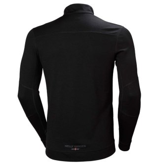 Koszulka termo Helly Hansen Lifa Merino Zip Black