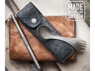 Light My Fire Spork & Straw Kit Titanium